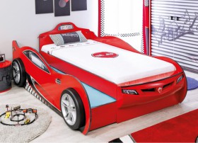 CARBED Кровать-машина Coupe с выдвижной кроватью Red 20.03.1306.00 в Шушенском - shushenskoe.katalogmebeli.com | фото