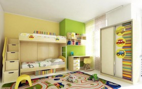 Детская комната Клаксон (Бежевый/корпус Клен) в Шушенском - shushenskoe.katalogmebeli.com | фото 3