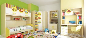 Детская комната Клаксон (Бежевый/корпус Клен) в Шушенском - shushenskoe.katalogmebeli.com | фото 5