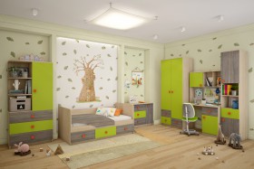 Детская комната Пуговка в Шушенском - shushenskoe.katalogmebeli.com | фото