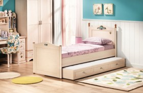 Кровать детская Балли 2-х уровневая (венге/белфорт) в Шушенском - shushenskoe.katalogmebeli.com | фото 2