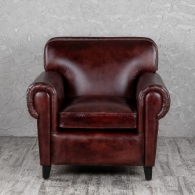 Кресло кожаное Элегант (Бордовый) в Шушенском - shushenskoe.katalogmebeli.com | фото 7