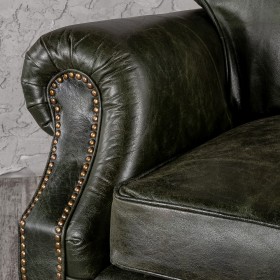 Кресло кожаное Лофт Аристократ (ширина 1070 мм) в Шушенском - shushenskoe.katalogmebeli.com | фото 5