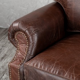 Кресло кожаное Лофт Аристократ (ширина 1100 мм) в Шушенском - shushenskoe.katalogmebeli.com | фото 5