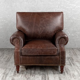 Кресло кожаное Лофт Аристократ (ширина 1100 мм) в Шушенском - shushenskoe.katalogmebeli.com | фото 8