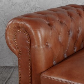 Кресло кожаное Лофт Честер (кожа) в Шушенском - shushenskoe.katalogmebeli.com | фото 3