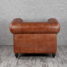 Кресло кожаное Лофт Честер (кожа) в Шушенском - shushenskoe.katalogmebeli.com | фото 7