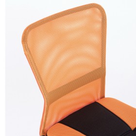Кресло компактное BRABIX Smart MG-313 (черный, оранжевый) в Шушенском - shushenskoe.katalogmebeli.com | фото 4