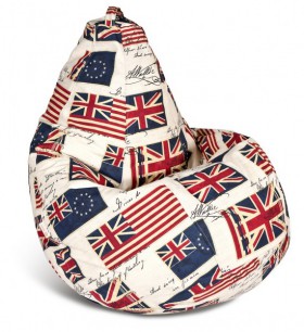 Кресло-мешок Британский Флаг в Шушенском - shushenskoe.katalogmebeli.com | фото