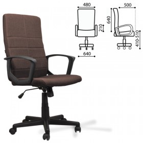 Кресло офисное BRABIX Focus EX-518 (коричневый) в Шушенском - shushenskoe.katalogmebeli.com | фото
