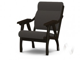 Кресло Вега-10 (венге лак/ULTRA GRAFIT) в Шушенском - shushenskoe.katalogmebeli.com | фото