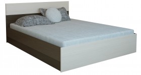 Кровать 0,8м Юнона с настилом (Венге / Дуб) в Шушенском - shushenskoe.katalogmebeli.com | фото 2