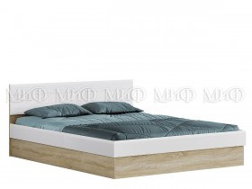 Кровать 1,4 спальня Фортуна (Дуб сонома/белый глянец) в Шушенском - shushenskoe.katalogmebeli.com | фото
