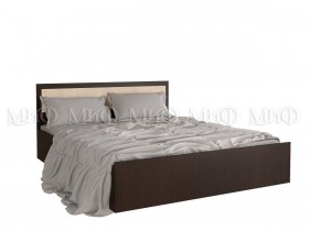 Кровать 1,6 Фиеста (Венге/Дуб беленый) в Шушенском - shushenskoe.katalogmebeli.com | фото 1