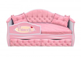 Кровать 160 серии Иллюзия 2 ящика 15 Бледно-розовый (подушки) в Шушенском - shushenskoe.katalogmebeli.com | фото