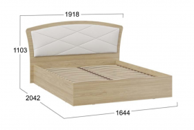 Кровать без ПМ «Сэнди» Тип 1 (без подъемного механизма) в Шушенском - shushenskoe.katalogmebeli.com | фото 3