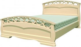 Кровать Грация-1 из массива сосны 1600*2000 Белый античный в Шушенском - shushenskoe.katalogmebeli.com | фото 17