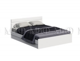 Кровать Нэнси New 1,6м (Белый/белый глянец) в Шушенском - shushenskoe.katalogmebeli.com | фото