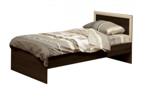 Кровать одинарная 21.55 (шир. 900) с настилом (венге/профиль дуб линдберг)/осн. в Шушенском - shushenskoe.katalogmebeli.com | фото 1