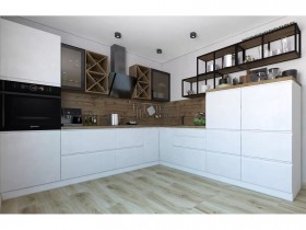 Модульная кухня Бронкс 1,8 м (Кварц) в Шушенском - shushenskoe.katalogmebeli.com | фото 5