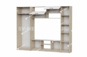 Мебель для гостиной МГС 3 Исполнение 1 Дуб Сонома / Белый в Шушенском - shushenskoe.katalogmebeli.com | фото 3