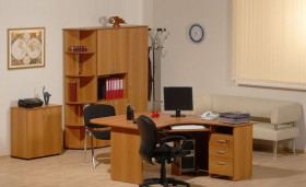 Мебель для персонала Рубин 42 Светлый миланский орех в Шушенском - shushenskoe.katalogmebeli.com | фото 2