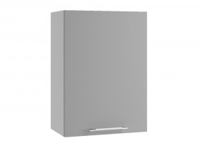 Монца ВП 500 шкаф верхний высокий (Белый софт/корпус Серый) в Шушенском - shushenskoe.katalogmebeli.com | фото