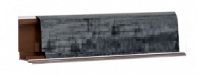 Плинтус LB-37, L=3000мм, каньон (черный) в Шушенском - shushenskoe.katalogmebeli.com | фото