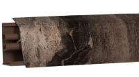 Плинтус LB-38, L=3000мм, мрамор бергамо темный в Шушенском - shushenskoe.katalogmebeli.com | фото 1