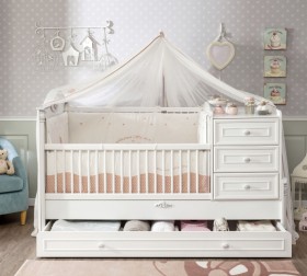 ROMANTIC BABY Детская кровать-трансформер 20.21.1015.00 в Шушенском - shushenskoe.katalogmebeli.com | фото 3