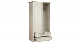 Шкаф для одежды "Сохо" (бетон пайн белый/2 ящика/зеркало) в Шушенском - shushenskoe.katalogmebeli.com | фото 3