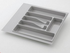 Вкладыш для кухонных принадлежностей, серый, Volpato 300 мм в Шушенском - shushenskoe.katalogmebeli.com | фото