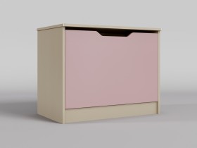 Ящик для игрушек Грэйси (Розовый/корпус Клен) в Шушенском - shushenskoe.katalogmebeli.com | фото