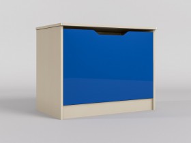 Ящик для игрушек Скай люкс (Синий/корпус Клен) в Шушенском - shushenskoe.katalogmebeli.com | фото